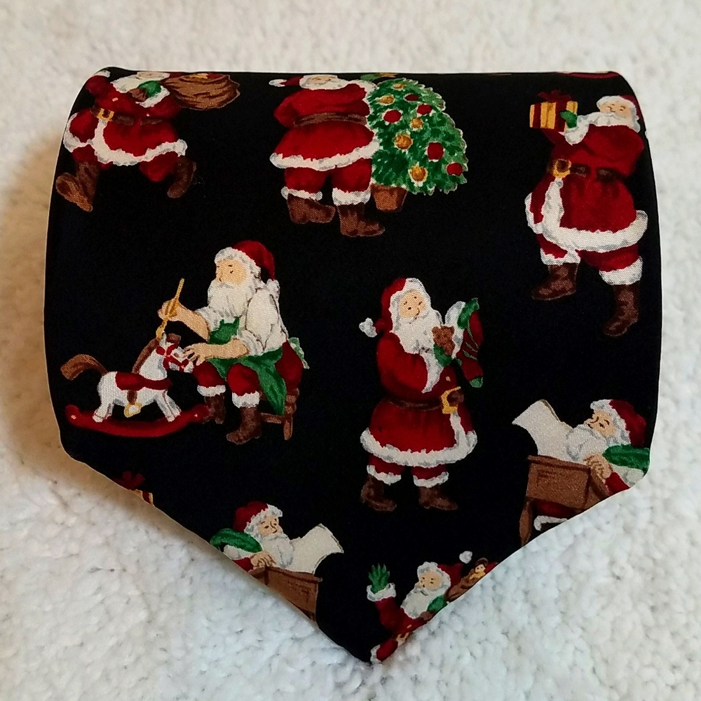 Noel Christmas Santa Necktie